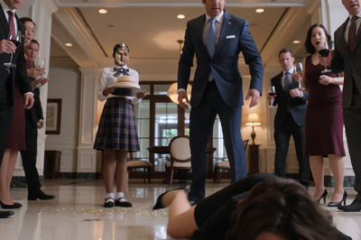 A POOR SCHOOLGIRL BROUGHT A CAKE TO A MANSION PARTY… THEN A RICH WOMAN SMASHED IT IN HER FACE AND EVERYTHING CHANGED