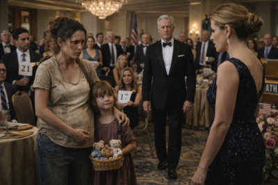 A PREGNANT MOTHER BROUGHT HER DAUGHTER TO A CHARITY AUCTION… WHAT HAPPENED NEXT SHOCKED THE BALLROOM
