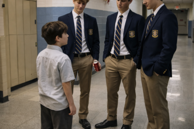 THE SCHOOL’S MOST ENTITLED STUDENTS CORNERED A YOUNGER BOY IN THE RESTROOM… THINKING NO ONE WOULD EVER FIND OUT WHAT REALLY HAPPENED. BUT…
