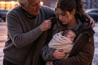 I gave my coat to a cold, hungry mother and her baby — a week later, two men in suits knocked on my door and said, “YOU’RE NOT GETTING AWAY WITH THIS.”