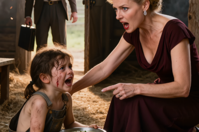 “I CAN’T EAT THIS ANYMORE,” THE LITTLE GIRL CRIED… THEN A MILLIONAIRE OPENED THE DOOR AND WITNESSED IT ALL”