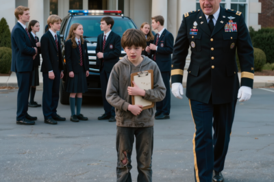 They Mocked His Torn Shoes at School—Until a Government SUV Pulled Up and a General Stepped Out
