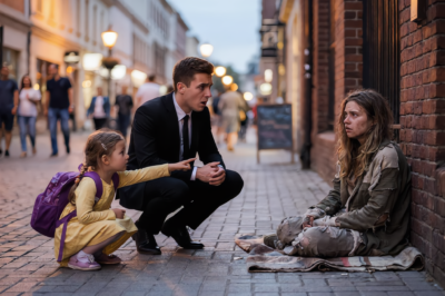 “DADDY, THAT HOMELESS WOMAN IS MOMMY,” MY 8-YEAR-OLD WHISPERED ON A BUSY CITY SIDEWALK—AND WHEN I LOOKED UP, MY DEAD WIFE WAS STARING BACK AT ME. BUT…