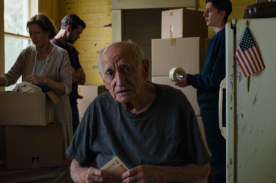 THEY WERE PACKING MY 88-YEAR-OLD FATHER FOR ASSISTED LIVING WHEN HE HELD UP A RATION BOOK FROM 1944 AND ASKED THE ROOM A QUESTION NOBODY COULD ANSWER. NOBODY IN THAT KITCHEN WAS PREPARED FOR WHAT THAT TINY BOOKLET WOULD DO TO US. BECAUSE IN ONE SECOND, THE OLD MAN WE THOUGHT WE WERE PROTECTING STOPPED LOOKING FRAGILE… AND STARTED LOOKING LIKE THE LAST WITNESS TO A WORLD WE NO LONGER UNDERSTAND..