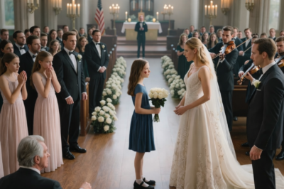 THE BRIDE PUBLICLY HUMILIATED A YOUNG BRIDESMAID IN FRONT OF EVERYONE… NOT KNOWING WHY THE GIRL WAS REALLY THERE