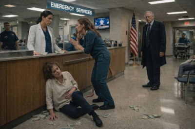 THE ER DOCTOR TURNED AN 18-YEAR-OLD GIRL AWAY BECAUSE SHE COULDN’T PAY… THEN THE HOSPITAL CHAIRMAN STEPPED OUT OF THE ELEVATOR