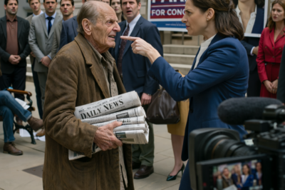 THE POLITICIAN PUBLICLY TURNED ON A FRAIL OLD NEWSPAPER MAN FOR WRINKLING HER CAMPAIGN POSTER… THEN A LIVESTREAM ENDED HER CAREER