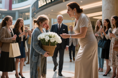 SHE HUMILIATED A YOUNG FLOWER SELLER AT THE MALL… BUT THE SECURITY FOOTAGE TOLD A VERY DIFFERENT STORY