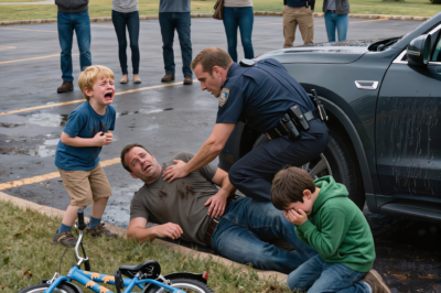He Officer Forced Me Face-Down in the Park in Front of My Sons Because Someone Said the Bike on My SUV “Looked Stolen.” Three Days Later, He Froze When He Saw My Name on the Department Fundraiser Program.